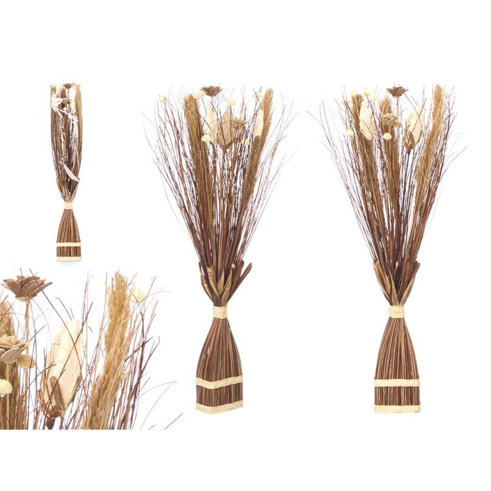 Dekorative Blume Gift Decor Braun 14 x 100 x 10 cm 8 x 100 x 18 cm (4 Stück)