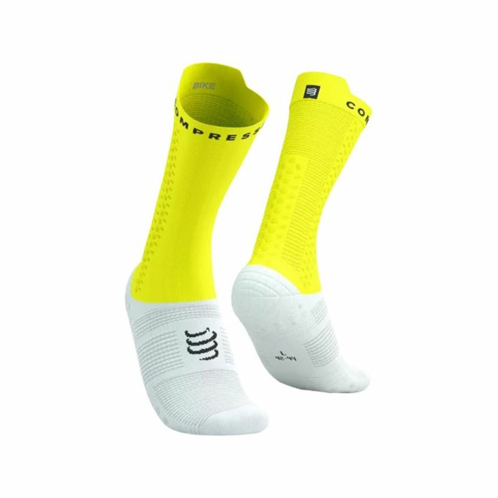 Sportsocken Compressport Pro Racing Zitronengrün