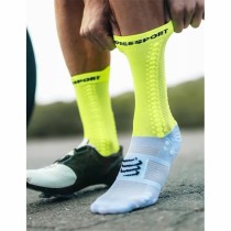 Sportsocken Compressport Pro Racing Zitronengrün