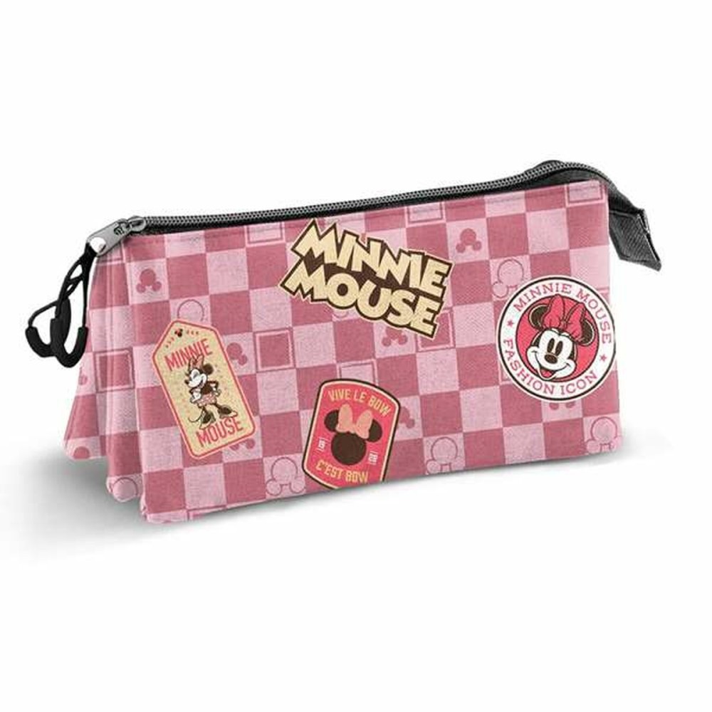 Trousse Fourre-Tout Triple Minnie Mouse