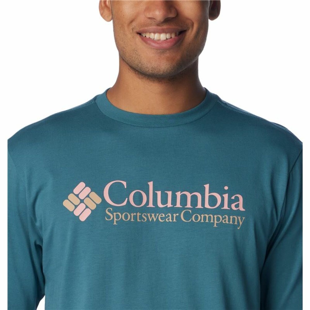 Herren Kurzarm-T-Shirt Columbia CSC Basic Logo™ Blau