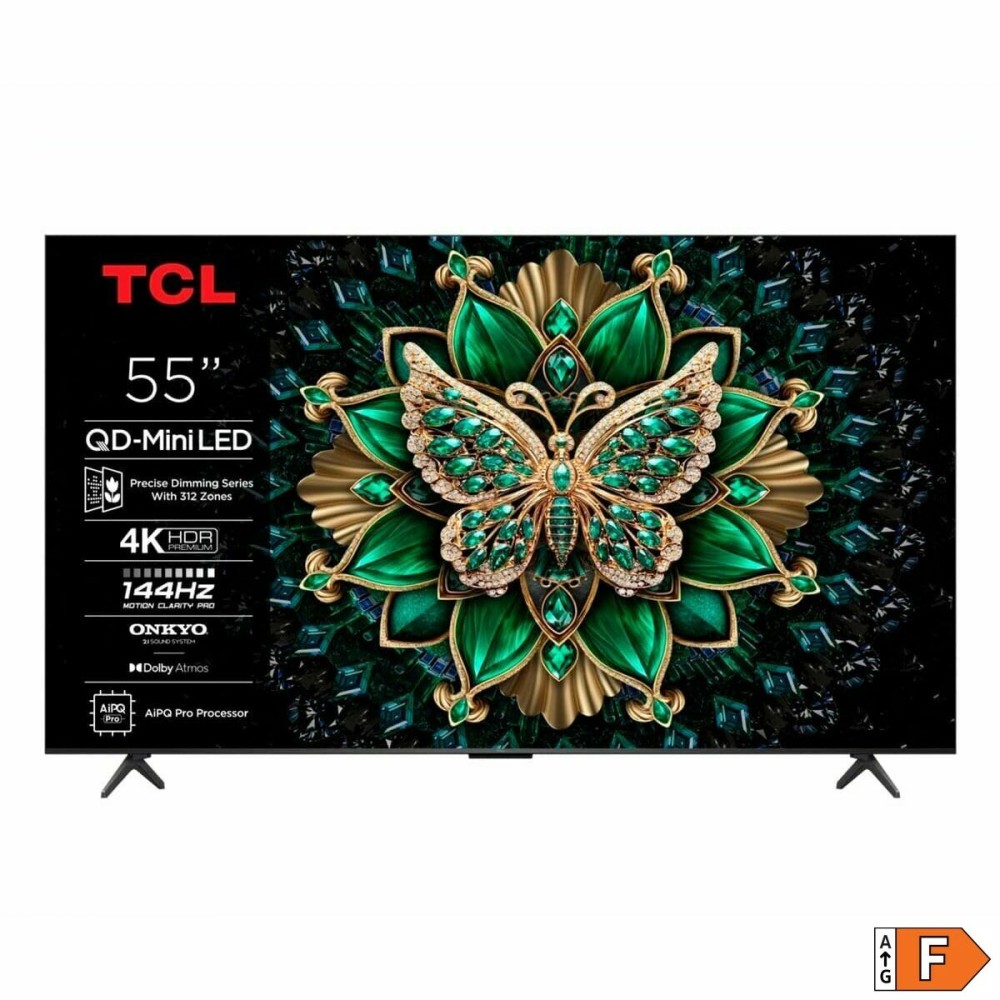 TV intelligente TCL 55C6K 55 55" 4K Ultra HD HDR QLED QD Mini LED
