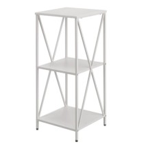 Regal Gift Decor Grau Metall 33 x 33 x 75 cm