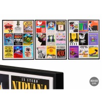Leinwand Gift Decor Musik 40 x 2 x 50 cm (6 Stück)