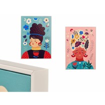 Toile Gift Decor Multicouleur Femme 50 x 3 x 70 cm (4 Unités)