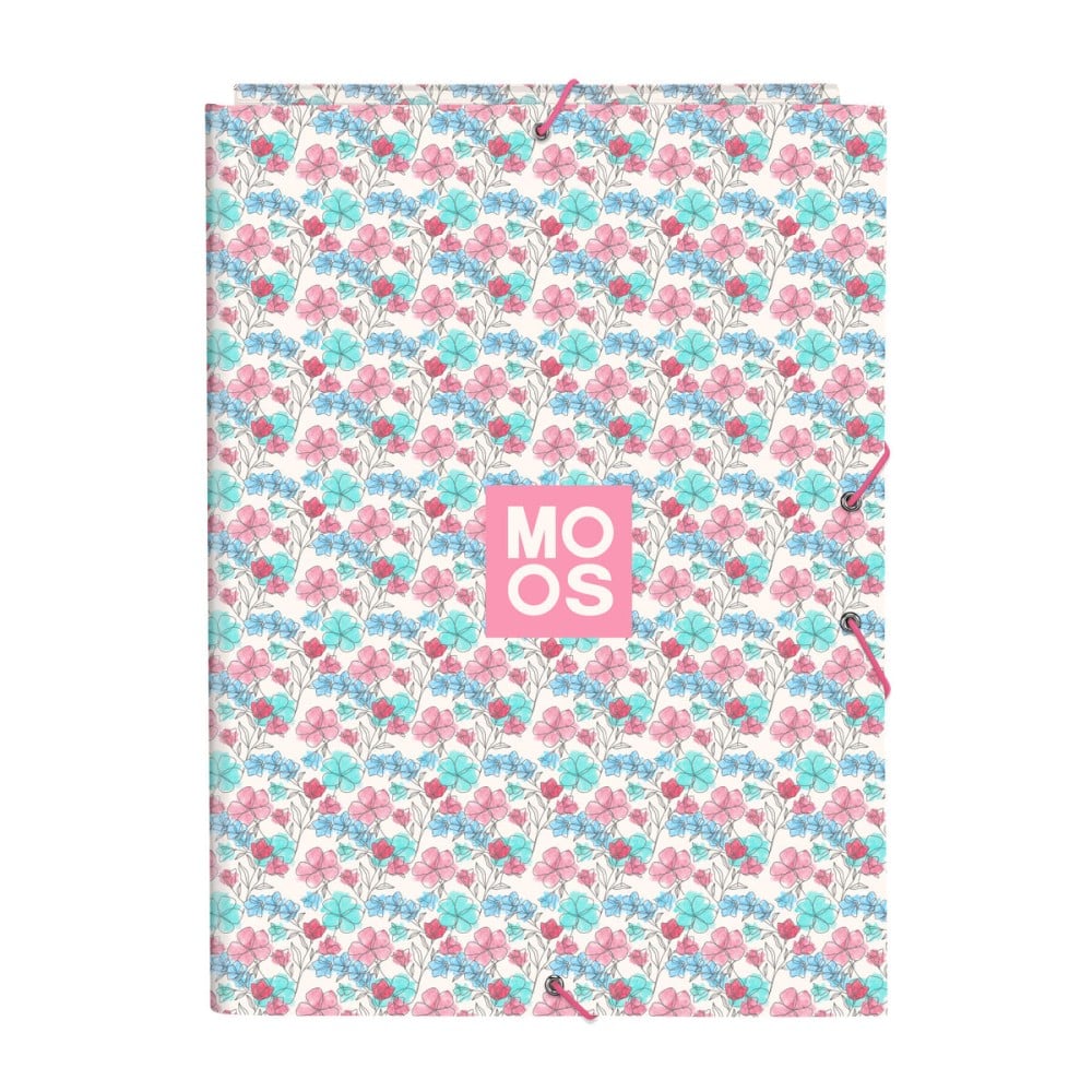 Ring binder Moos Flores Multicolour A4 26 x 33.5 x 2.5 cm