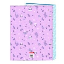 Ringbuch Frozen Cool days Violett Himmelsblau A4 26.5 x 33 x 4 cm