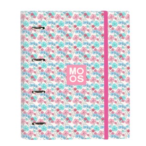 Ring binder Moos Flores Multicolour 27 x 32 x 3.5 cm