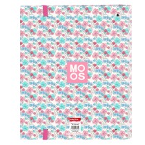 Ring binder Moos Flores Multicolour 27 x 32 x 3.5 cm