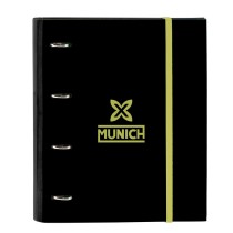 Ring binder Munich Beat Black 27 x 32 x 3.5 cm