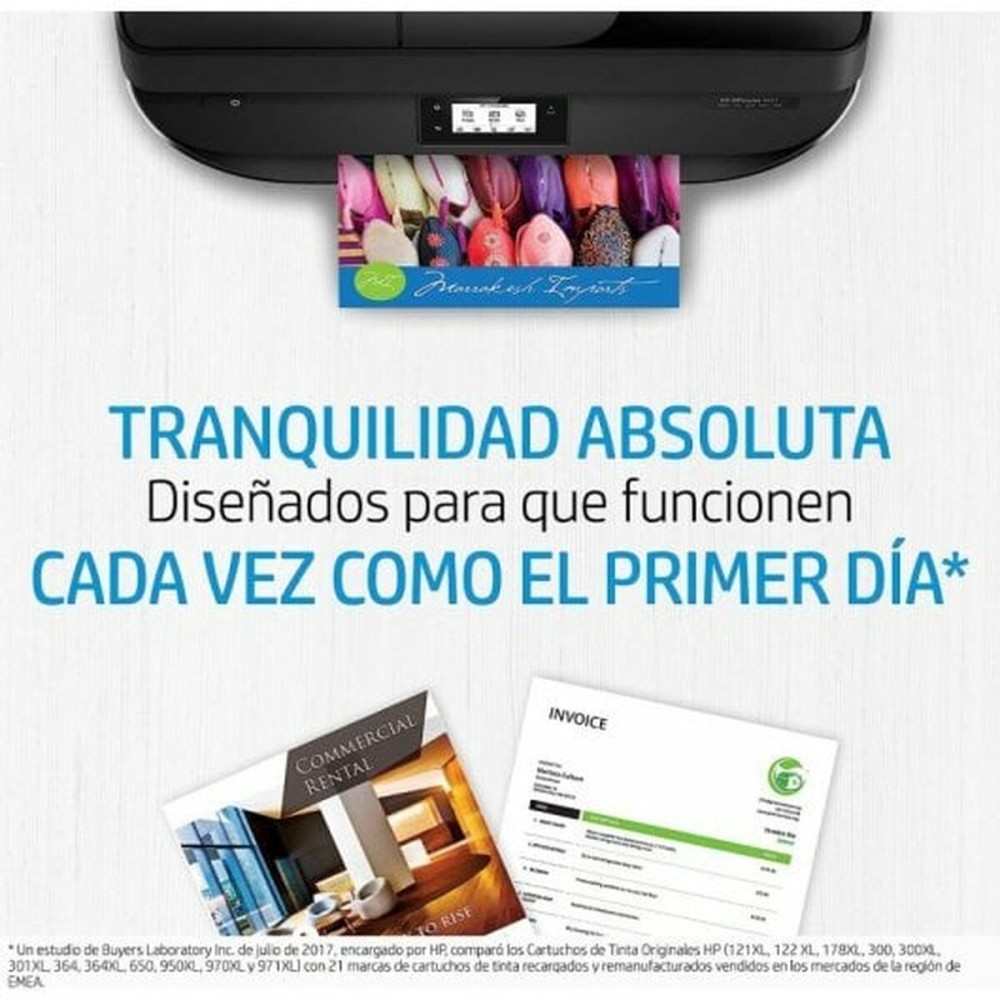 Original Ink Cartridge HP 6ZA18AE Multicolour