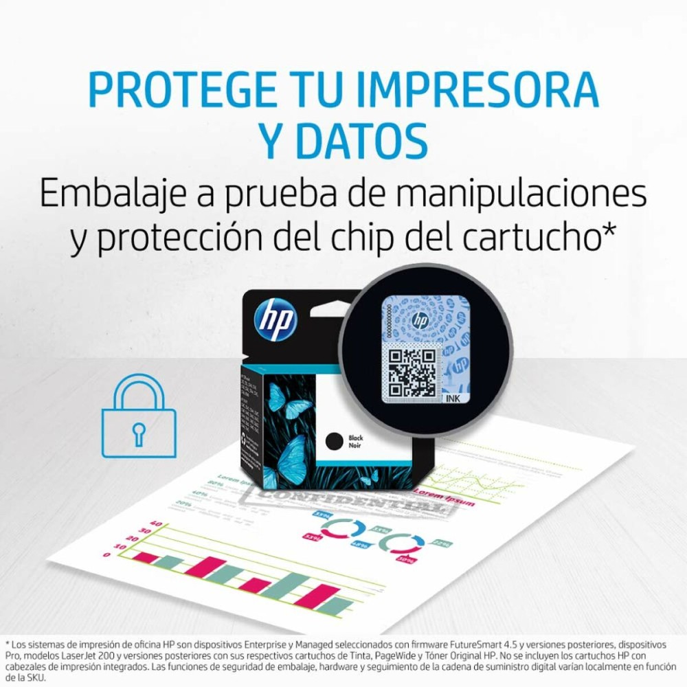 Original Ink Cartridge HP 6ZA17AE Black