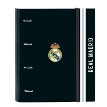 Reliure à anneaux Real Madrid C.F. Blanc Gris 27 x 32 x 3.5 cm