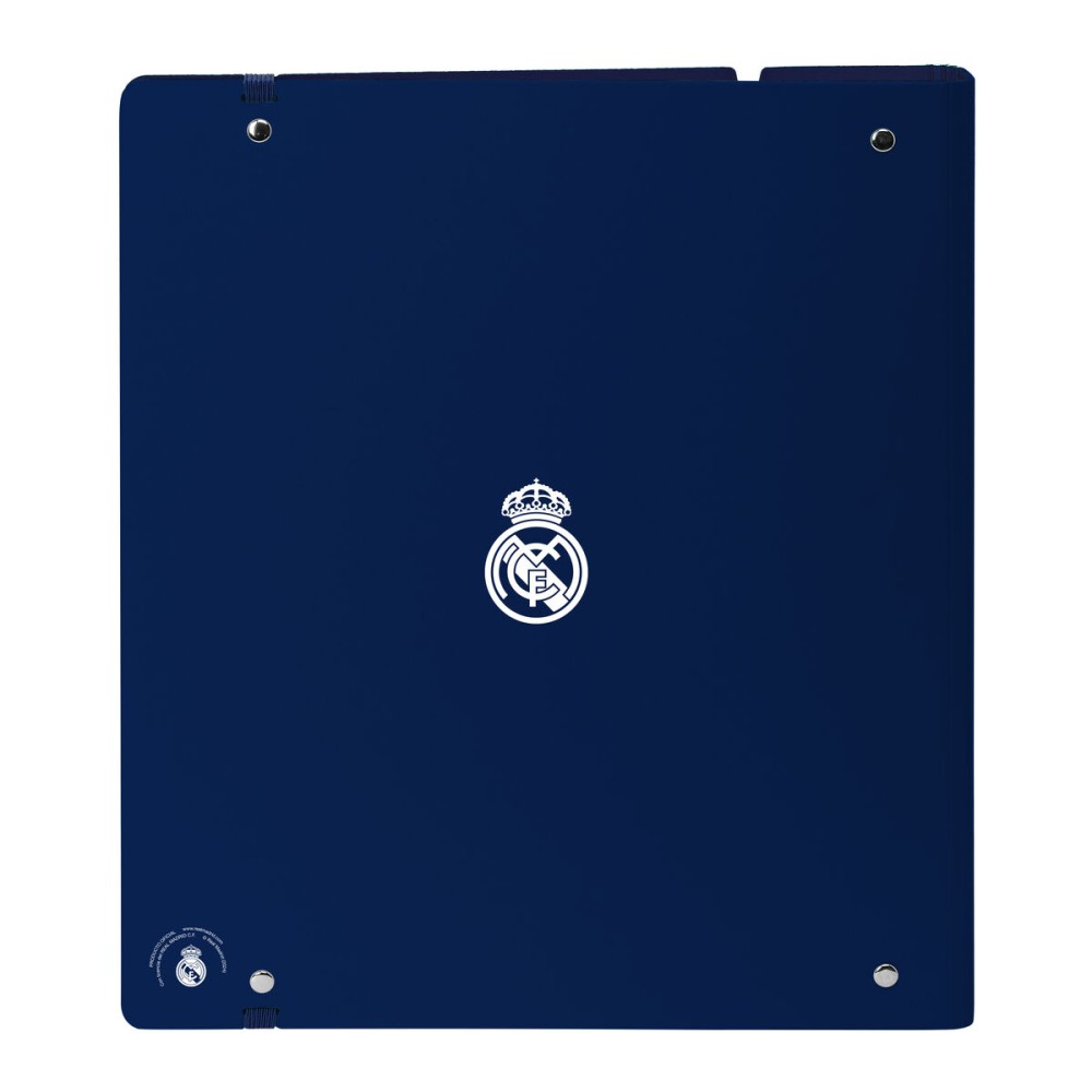 Ring binder Real Madrid C.F. White Grey 27 X 32 X 4 cm