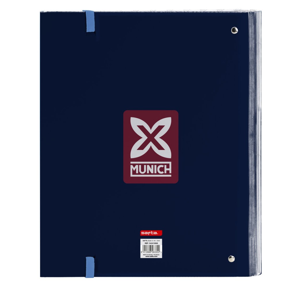 Ring binder Munich Royal Blue 27 x 32 x 3.5 cm