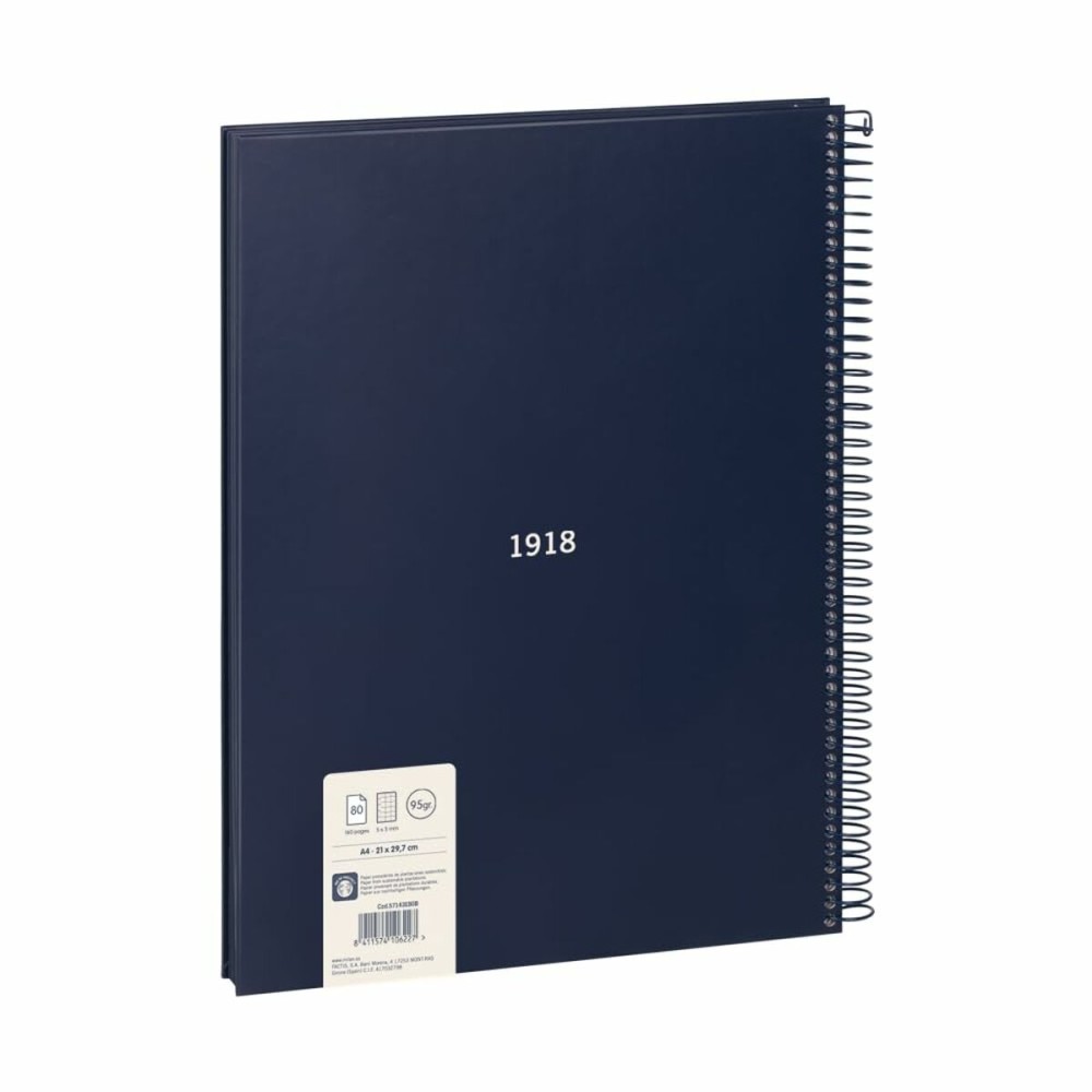 Notizbuch Milan 430 Marineblau