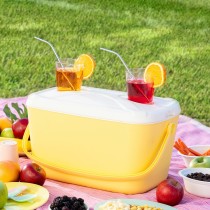 Portable Rigid Cooler Lilty InnovaGoods 15 L Yellow (Refurbished B)