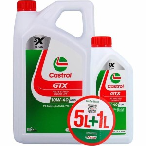 Huile de moteur pour voiture Castrol GTX 10W 40 6 L