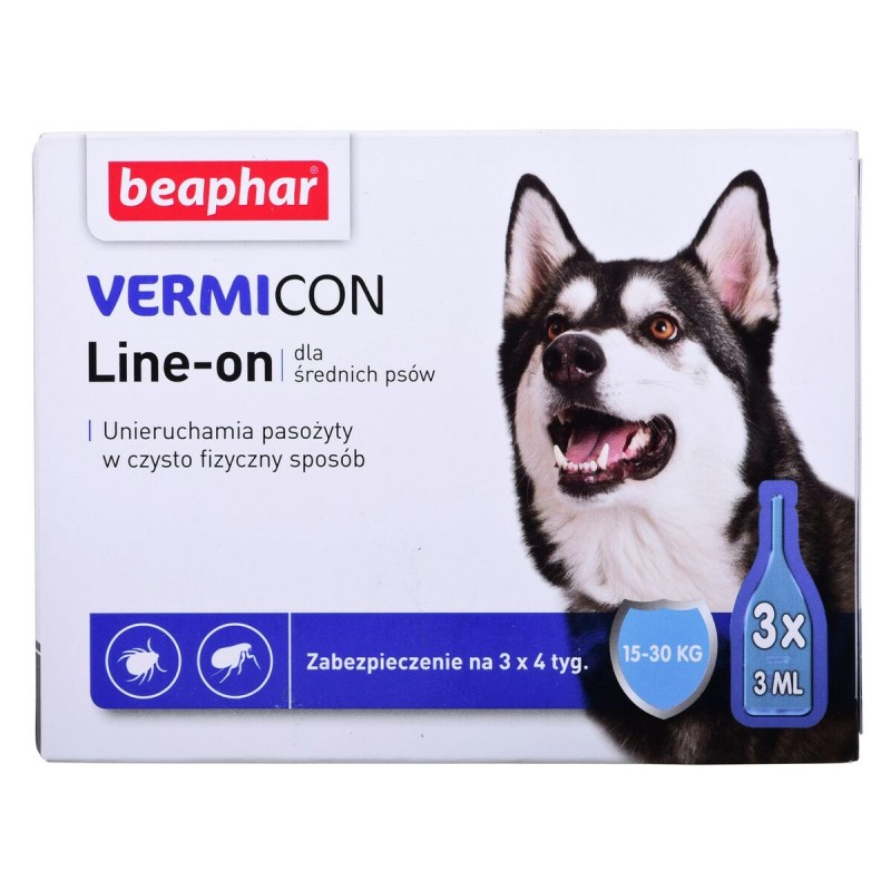 Nahrungsergänzungsmittel Beaphar VERMIcon Line-on Dog M Antiparasiten