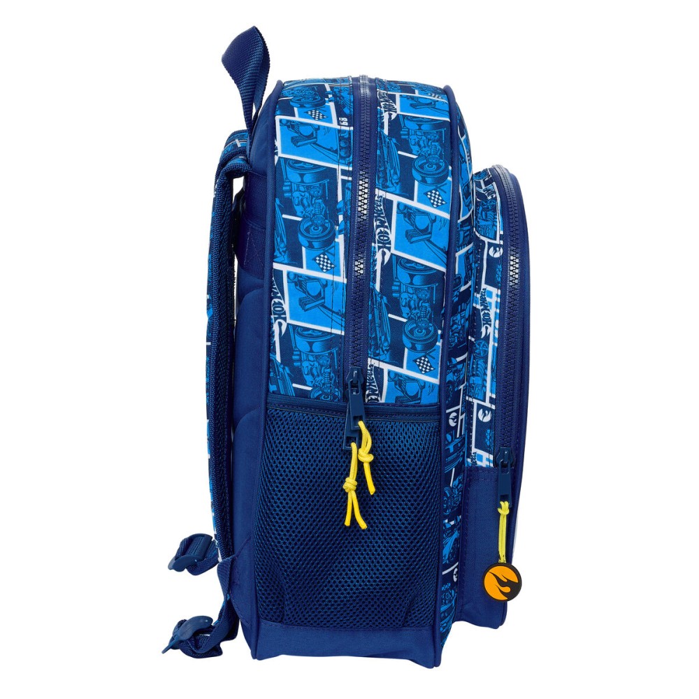 Schulrucksack Hot Wheels Sonny Marineblau 32 x 38 x 12 cm