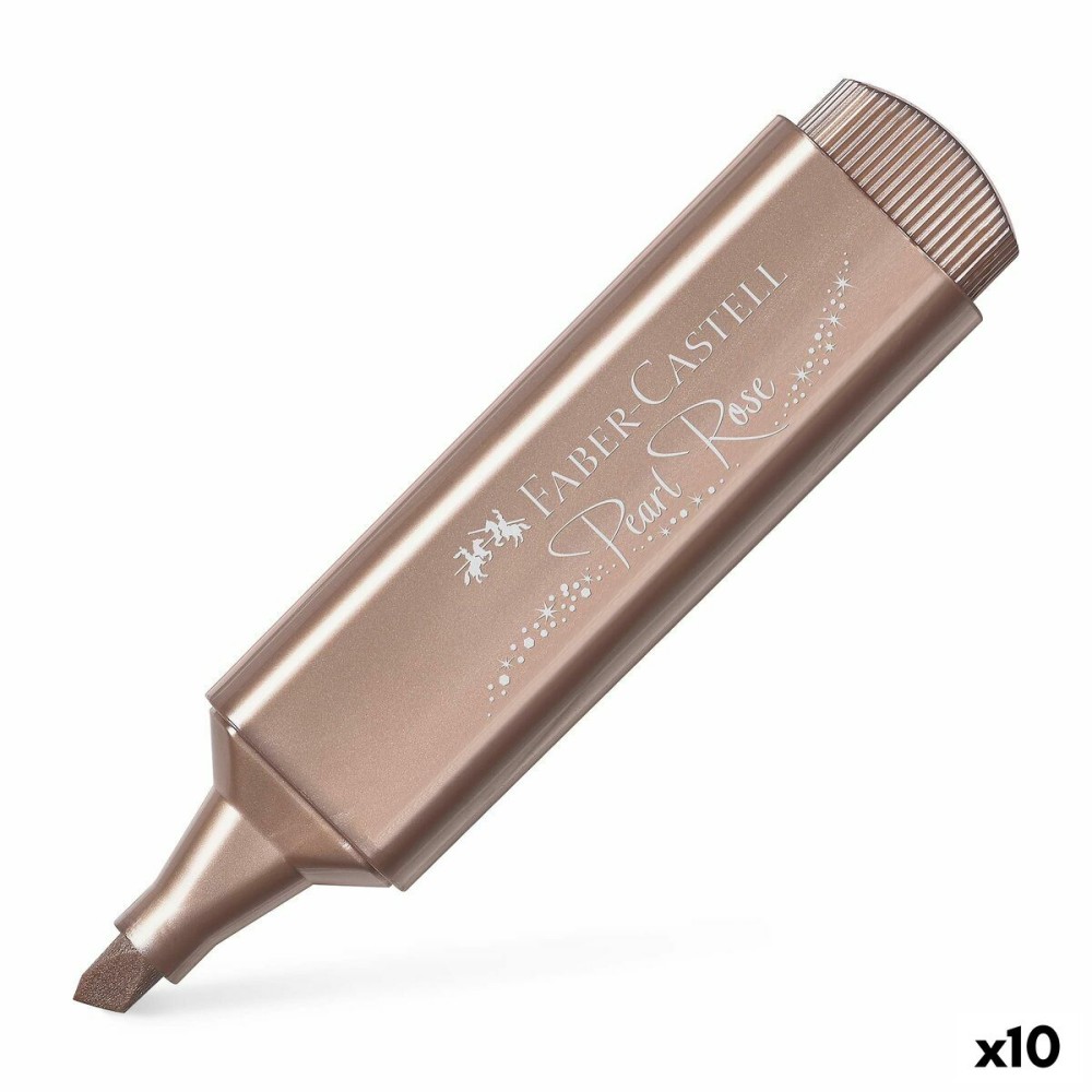 Highlighter Faber-Castell TEXTLINER 46 Rose gold (10 Units)