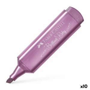 Highlighter Faber-Castell TEXTLINER 46 Pink Ruby (10 Units)