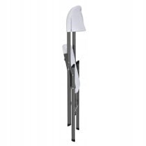 Marbueno Klappstuhl Resina Weiß 44x53x83 cm Catering, Strand und Camping 10531