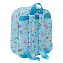 Cartable Bluey Bleu ciel 22 x 27 x 10 cm 3D