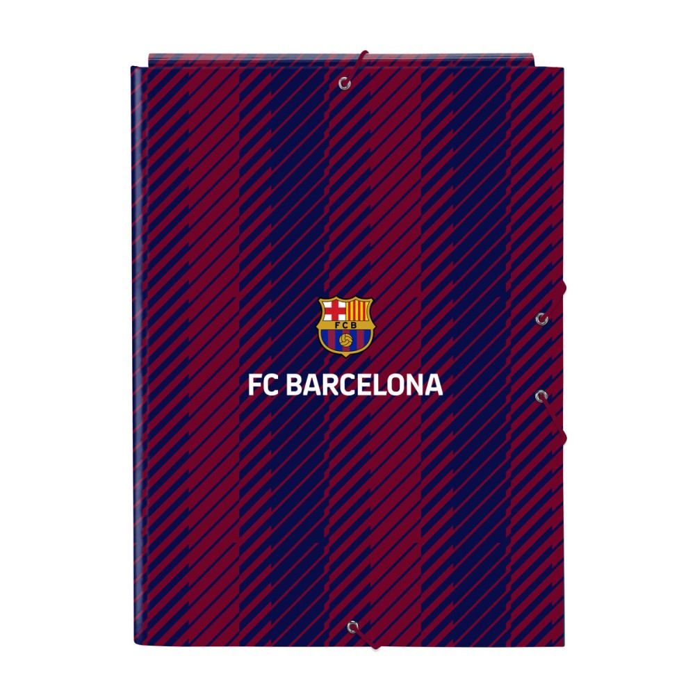 Ordnungsmappe F.C. Barcelona 24/25 Granatrot Marineblau A4 26 x 33.5 x 2.5 cm