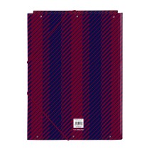 Ordnungsmappe F.C. Barcelona 24/25 Granatrot Marineblau A4 26 x 33.5 x 2.5 cm