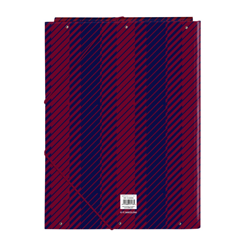 Classeur F.C. Barcelona 24/25 Bordeaux Blue marine A4 26 x 33.5 x 2.5 cm