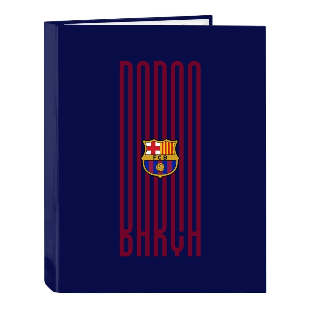 Ringbuch F.C. Barcelona 24/25 Granatrot Marineblau A4 26.5 x 33 x 4 cm