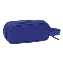 Dreifaches Mehrzweck-Etui F.C. Barcelona 24/25 Granatrot Marineblau 21 x 8.5 x 7 cm