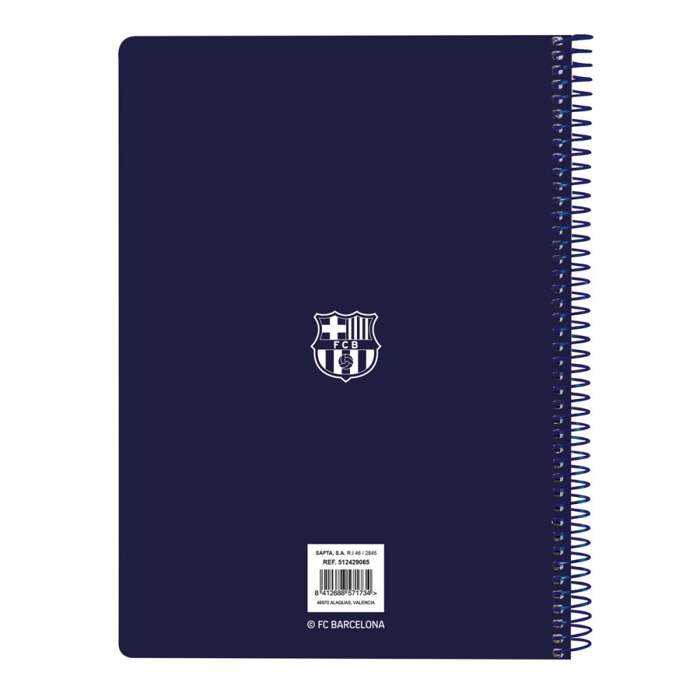 Carnet F.C. Barcelona 24/25 Bordeaux Blue marine A5 80 Volets