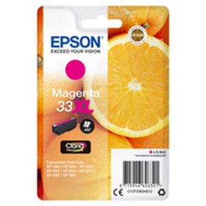 Cartouche d'encre originale Epson C13T33634012 Magenta Rouge