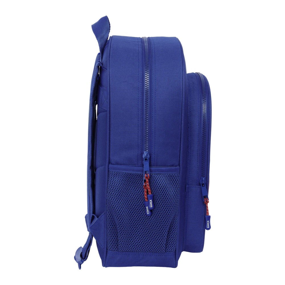 Cartable F.C. Barcelona 24/25 Bordeaux Blue marine 32 x 38 x 12 cm