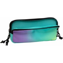 Dreifaches Mehrzweck-Etui Milan Sunset grün 22 x 11 x 6,5 cm