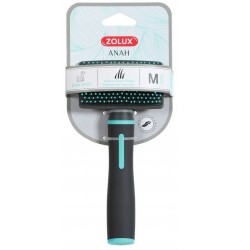 Dog Brush Zolux Anah Medium Soft Multicolour Turquoise