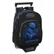 Schulrucksack mit Rädern Star Wars Digital escape Schwarz 27 x 33 x 10 cm