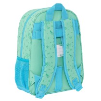 School Bag Stitch Aloha Turquoise 26 x 34 x 11 cm