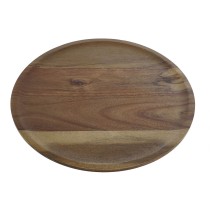 Tablett für Snacks DKD Home Decor natürlich Akazienholz Stehend 36 x 36 x 14 cm