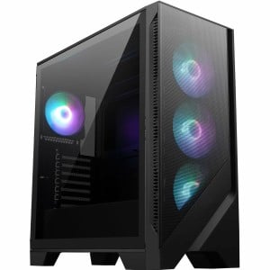 ATX Semi-tower Box MSI MAG FORGE 320R AIRFLOW Black Transparent