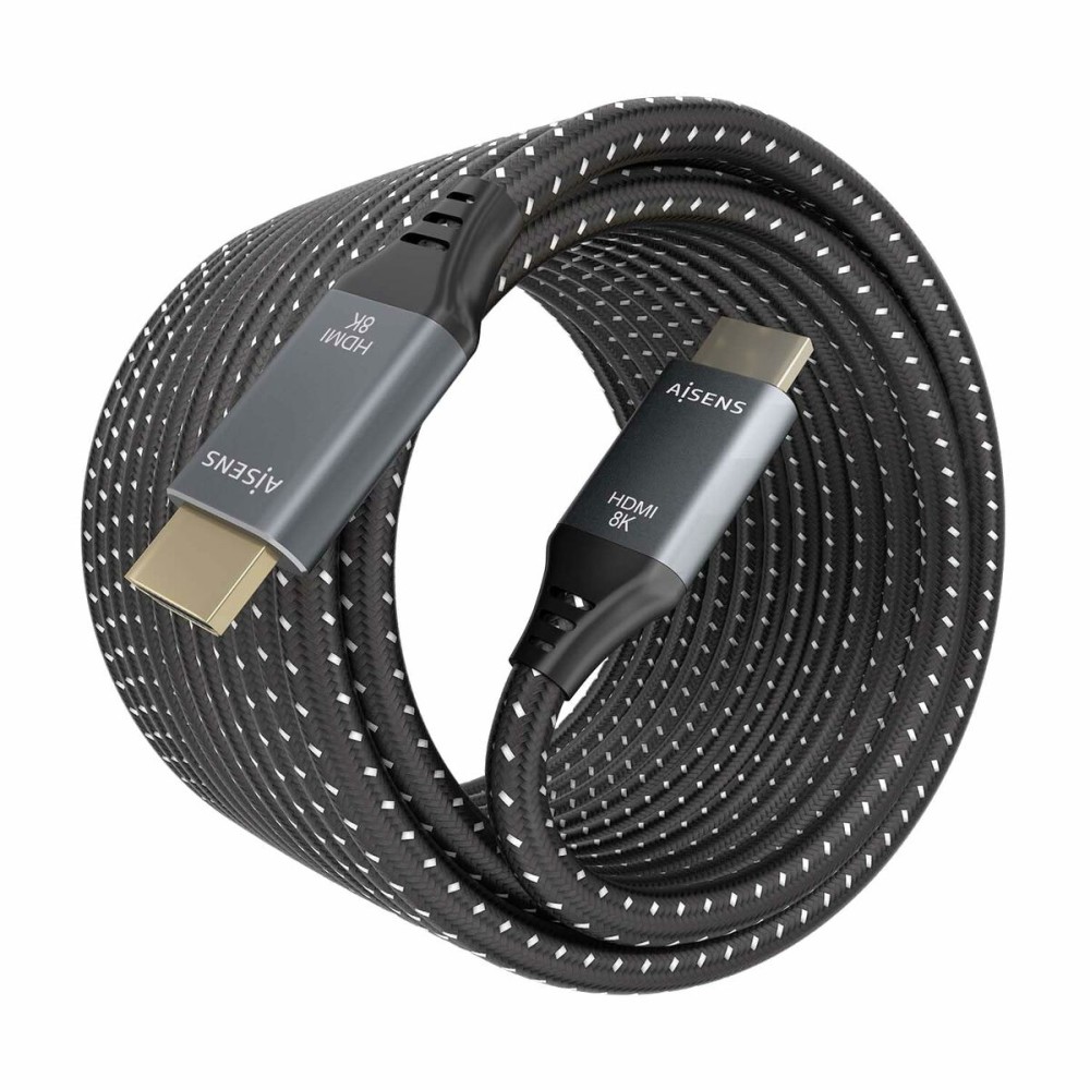 HDMI Cable Aisens A150-0878 Black/Grey