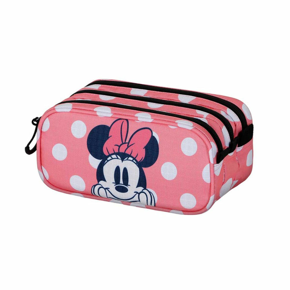 Dreifaches Mehrzweck-Etui Minnie Mouse Karactermania Rosa