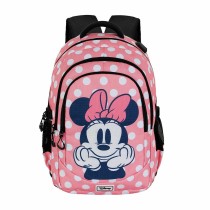 School Bag Minnie Mouse Karactermania Pink 34 x 21 x 46 cm