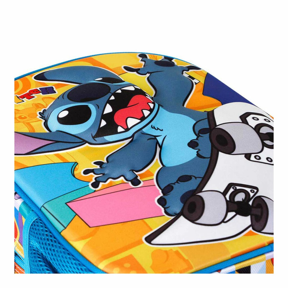 3D School Bag Lilo & Stitch Karactermania Blue 26 x 11 x 31 cm