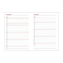 Agenda DOHE SYNCRO Bleu quarto 15 x 21 cm 2023