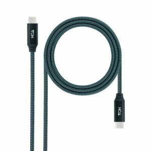 USB-C Cable NANOCABLE 10.01.4301-COMB Black 1 m