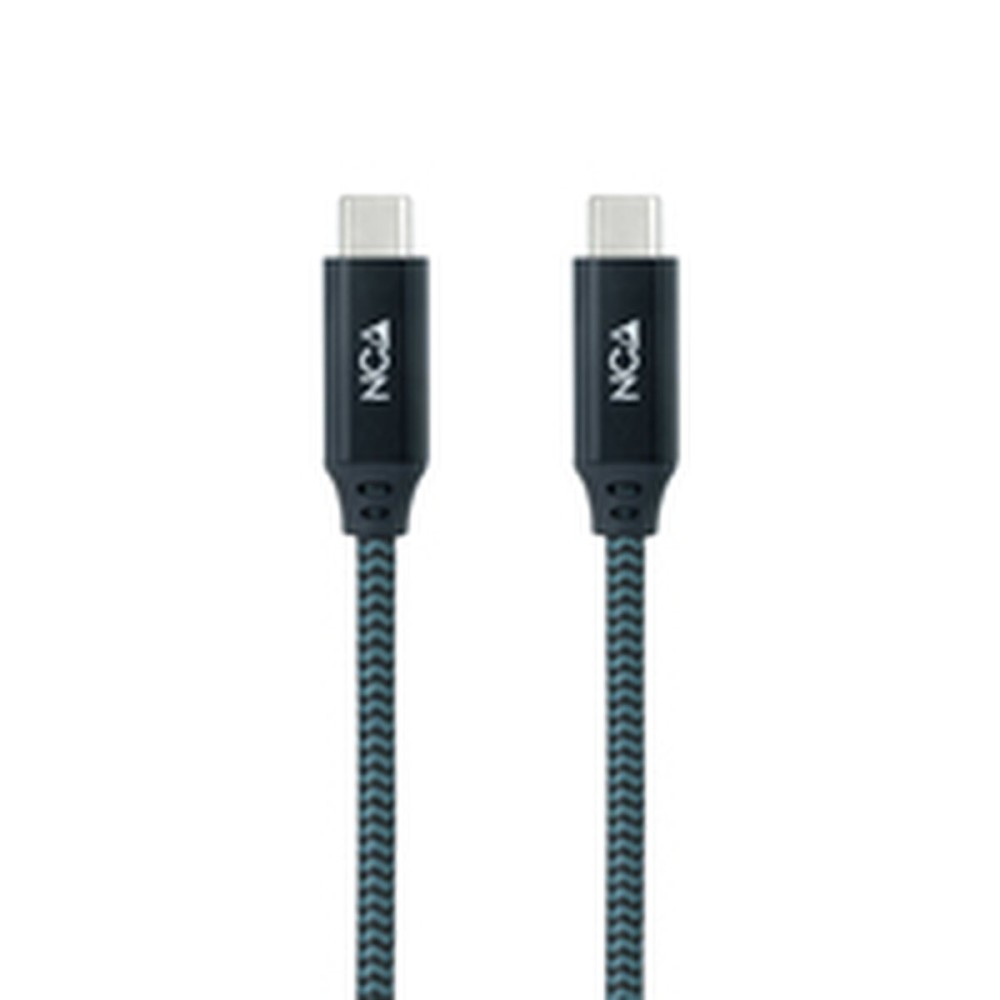 USB-C Cable NANOCABLE 10.01.4301-COMB Black 1 m
