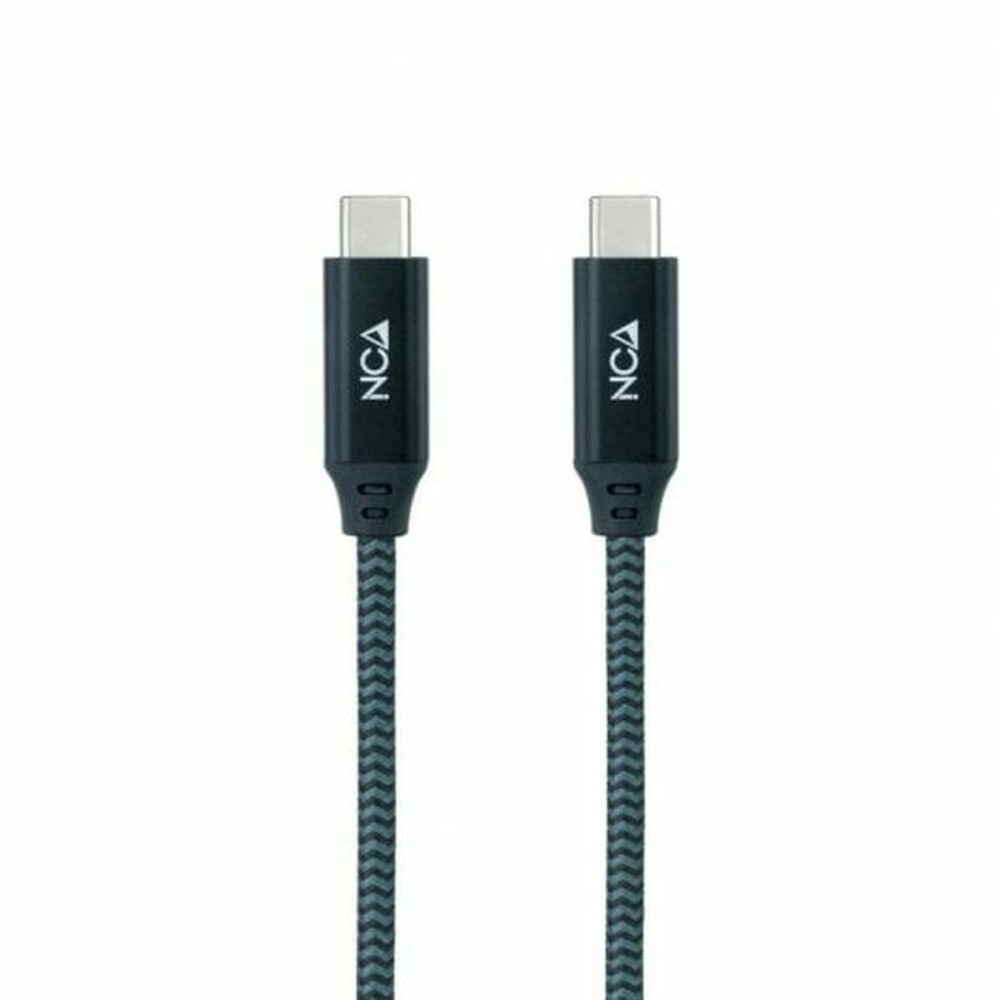 USB-C Cable NANOCABLE 10.01.4301-COMB Black 1 m